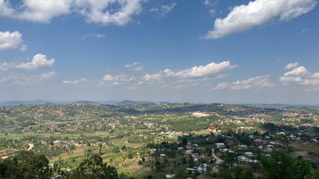 Nyanza Rwanda countryside green hills